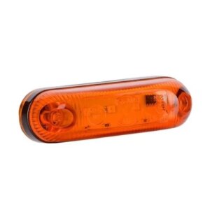 LED markeringslicht amber met beugel | 12-24v | 50cm. kabel | MV-4000A-MV-4000A