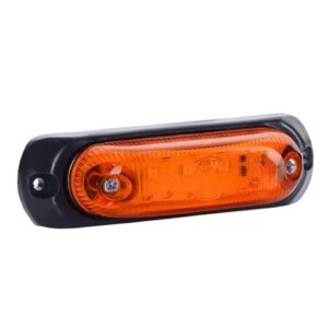 LED markeringslicht amber met beugel | 12-24v | 50cm. kabel | MV-4090A-MV-4090A