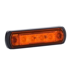 LED markeringslicht amber met beugel | 12-24v | 50cm. kabel | MV-5250A-MV-5250A