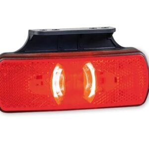 LED markeringslicht neon roodmet beugel | 12-24v | 50cm. kabel | MV-3350R-MV-3350R