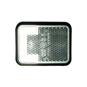 LED markeringslicht neon wit met beugel | 12-24v | 50cm. kabel | MV-3500W-MV-3500W