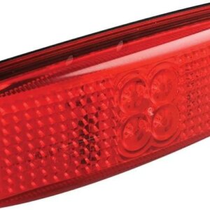 LED markeringslicht rood | 12-24v | 20cm. kabel | 1490RM-1490RM