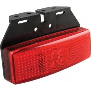 LED markeringslicht rood | 12-24v | 20cm. kabel | 1491RM-1491RM
