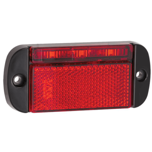 LED markeringslicht rood | 12-24v | 40cm. kabel | 44RME-44RME