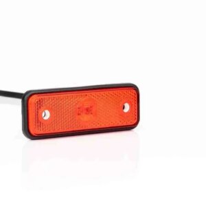 LED markeringslicht rood || 12-24v | 50cm. kabel | 0