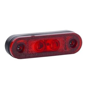 LED markeringslicht rood | 12-24v | 50cm. kabel | MV-5100R-MV-5100R