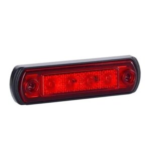 LED markeringslicht rood | 12-24v | 50cm. kabel | MV-5200R-MV-5200R