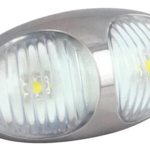 LED markeringslicht wit | 12-24v | 10cm. kabel | 37CWM2P-37CWM2P