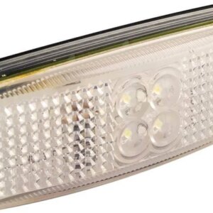 LED markeringslicht wit | 12-24v | 20cm. kabel | 1490WM-1490WM