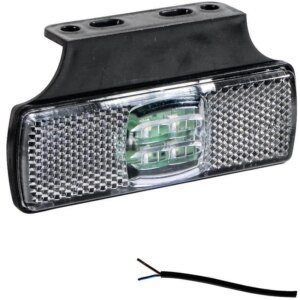 LED markeringslicht wit | 12-24v | 50cm. kabel | M10MV-150W-M10MV-150W