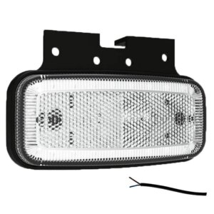 LED markeringslicht wit | 12-24v | 50cm. kabel | MV-1250W-MV-1250W