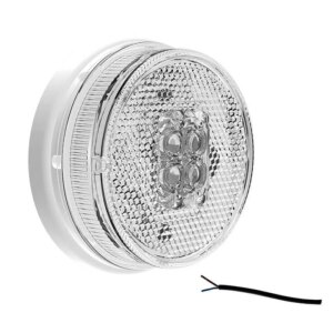 LED markeringslicht wit | 12-24v | 50cm. kabel | MV-1300W-MV-1300W