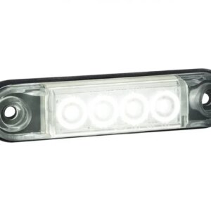 LED markeringslicht wit met beugel | 12-24v | 50cm. kabel | MV-4400W-MV-4400W