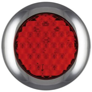 LED mistlicht met chromen rand | 12-24v | 0