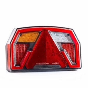 LED neon achterlicht links + kenteken 12-24v - 100cm kabel-VC-4671