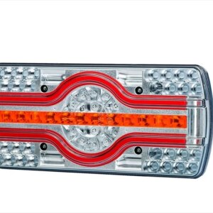LED neon achterlicht met kentekenverlichting | 12-24v | 2