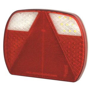 LED slimline achterlicht zonder kentekenverlichting | 12-24v | 40cm. kabel | EU200R-EU200R