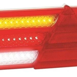 LED slimline achterlicht zonder kentekenverlichting | 12-24v | 40cm. kabel | EU390L-EU390L