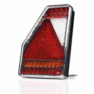 Links | LED achterlicht | driehoek model | 12v | 5-functie | 5-PIN | VC-3301B5-VC-3301B5