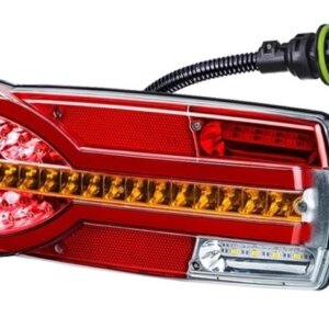 Links | LED achterlicht dynamisch knipperlicht | 12-24v | 7-PIN AMP connector | V14C7-951B7-V14C7-951B7