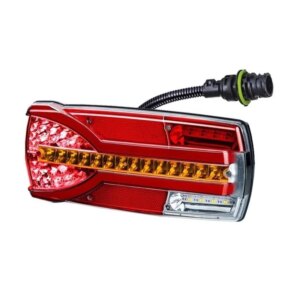 Links | LED achterlicht dynamisch knipperlicht| 12-24v | 7-PIN | V14C7-961B7-V14C7-961B7