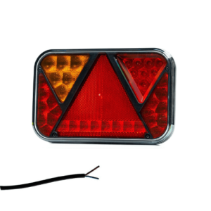 Links | LED achterlicht met mistlicht & kentekenlicht | 12v | 100cm. kabel | VC-2721-VC-2721