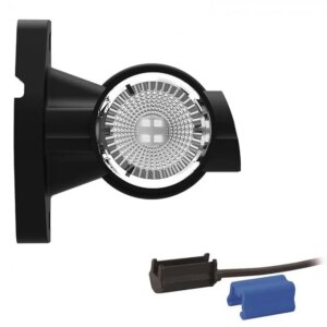 Links | LED breedtelamp | korte steel | 12-24v | 0