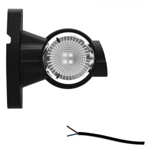 Links | LED breedtelamp | korte steel | 12-24v | 20cm. kabel | M10BV-901RWA-M10BV-901RWA