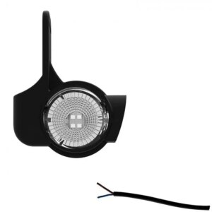 Links | LED breedtelamp met korte steel | 12-24v | 20cm. kabel | M10BV-801RWA-M10BV-801RWA