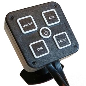 Mini controller 4-functies universeel 12-24v 30cm kabel | CTRL-Mini-CTRL-Mini