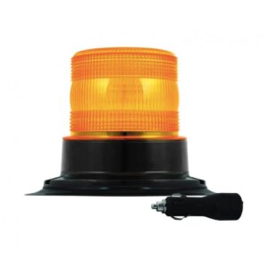 R10 LED flits-zwaailamp 10 - 30v met PC magneet-montagevoet | EQPR10ABM-MM-EQPR10ABM-MM