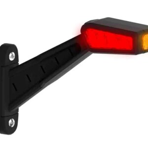 Rechts | LED breedtelamp | 12-36v | 30cm. kabel | rood-wit-amber | MB-1462RWA-MB-1462RWA