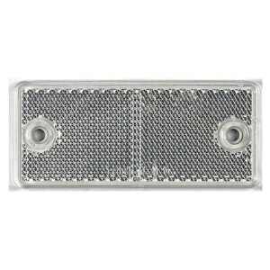 Witte reflector | 90 x 40mm. | schroefbevestiging | VRF-501W-VRF-501W