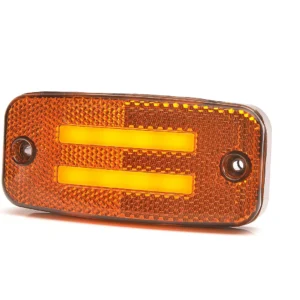 LED ADR mark.licht amber incl knipperlicht 12-24v 22cm kabel-MZK-7950A