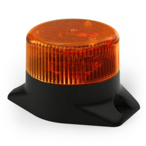LED R10 zwaailamp amber 12-80v 3-boutsmontage (EB6362A)