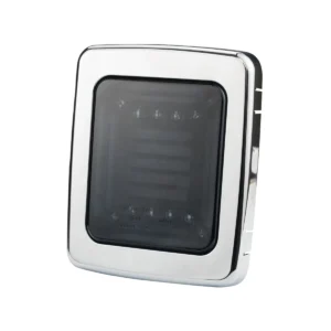 LED achterlicht | chrome | 12-24v | darklook | verticale montage-VC-5900D